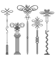 vertical ornamental vector image vector image