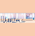 gym interior fitness training room with sports vector image vector image