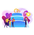 wedding party concept vector image vector image