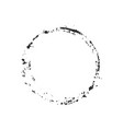 black ink circle vector image