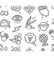 cognitive line pattern vector image vector image