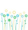 spring background vector image vector image