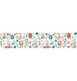 funny happy easter eggs hunt seamless pattern vector image vector image