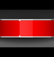 red and gray design template covers vector image vector image
