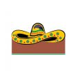 sombrero vector image vector image