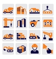 construction icons vector image vector image