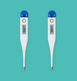 emoji characters of fevers and normal body vector image