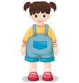 girl vector image