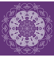 ornamental round entwined pattern vector image
