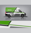 van wrap design sticker and decal vector image