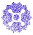 roulette token icon grunge watermark vector image