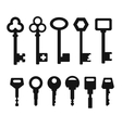 keys icons vector image