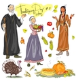 thanksgiving day hand drawn collection set 3 vector image vector image