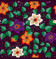 flower seamless pattern element vector image