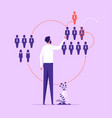 concept human resources vector image vector image